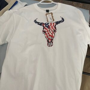 White Graphic Men's Shirt